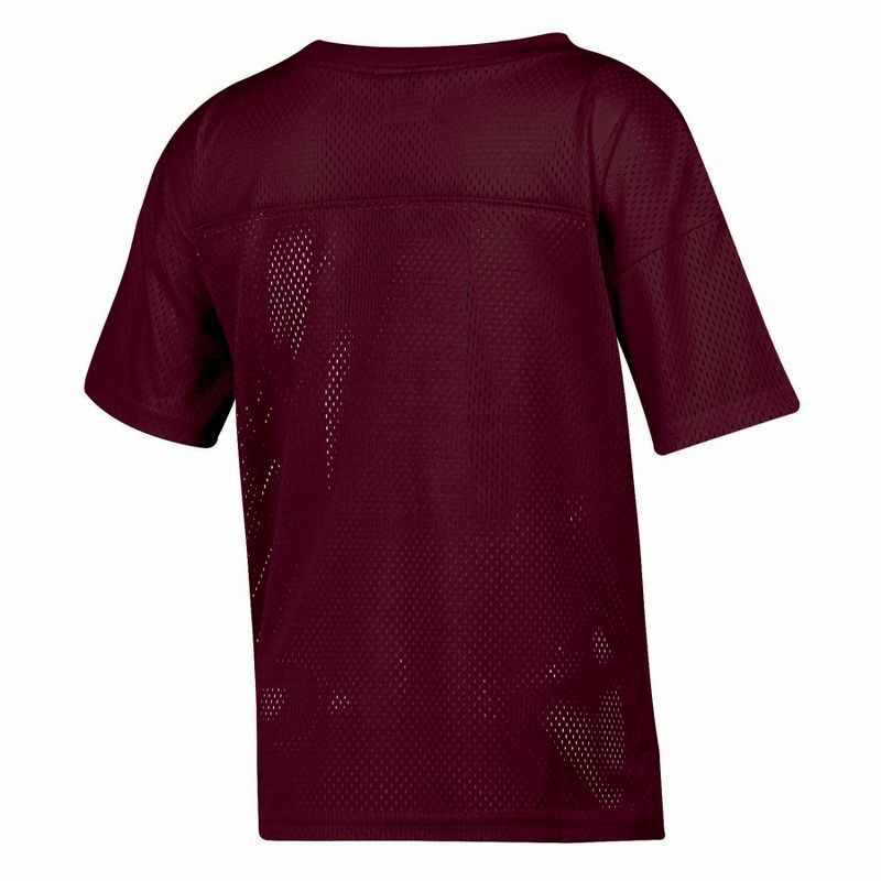 slide 2 of 3, NCAA Texas A&M Aggies Girls' White Jersey - M: Polyester V Neck Pullover Shirt, 1 ct