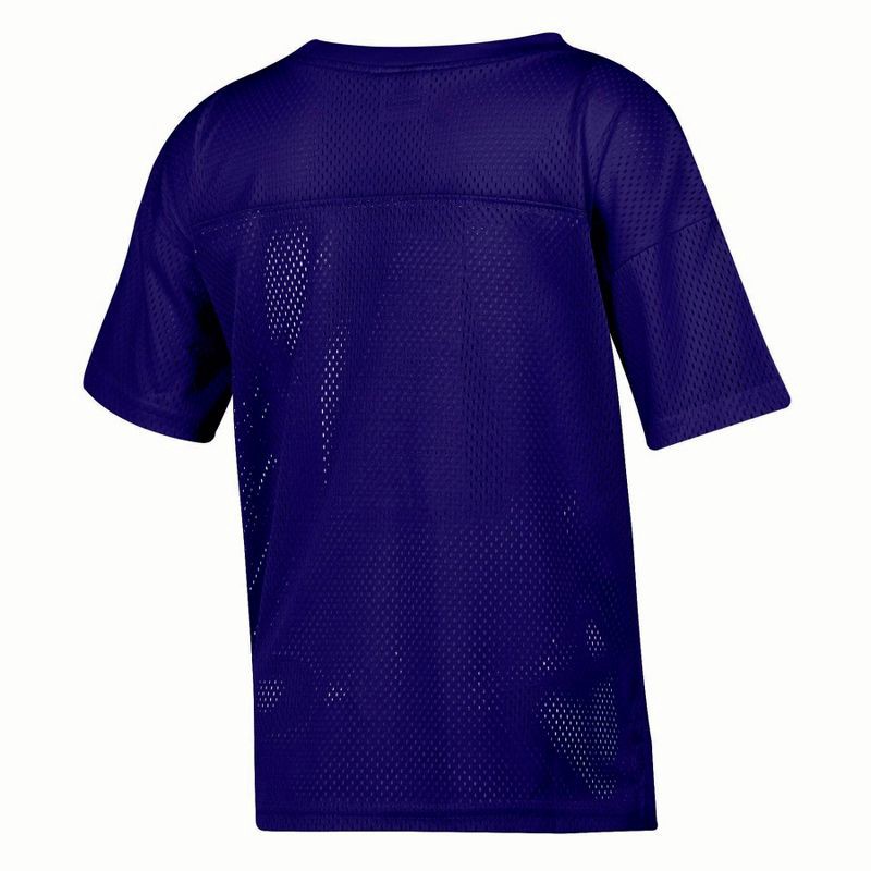 slide 2 of 3, NCAA TCU Horned Frogs Girls' White Jersey - M: Lightweight V Neck Pullover, 1 ct