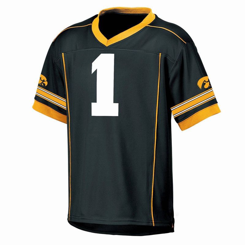 slide 1 of 3, NCAA Iowa Hawkeyes Boys' Jersey - L, 1 ct