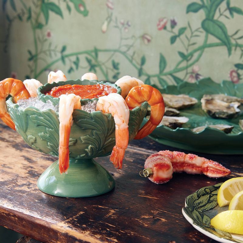 slide 2 of 3, John Derian for Target Stoneware 2pc Shrimp Cocktail Bowl Set, 2 ct