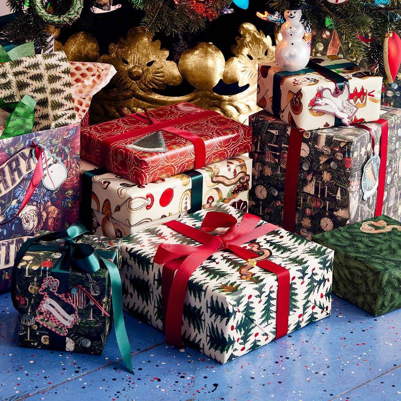 slide 4 of 4, John Derian for Target "May Your Days Be Merry" Stocking, 1 ct