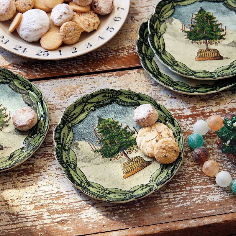 slide 2 of 3, John Derian for Target Stoneware 4pk Appetizer Plates, 4 ct