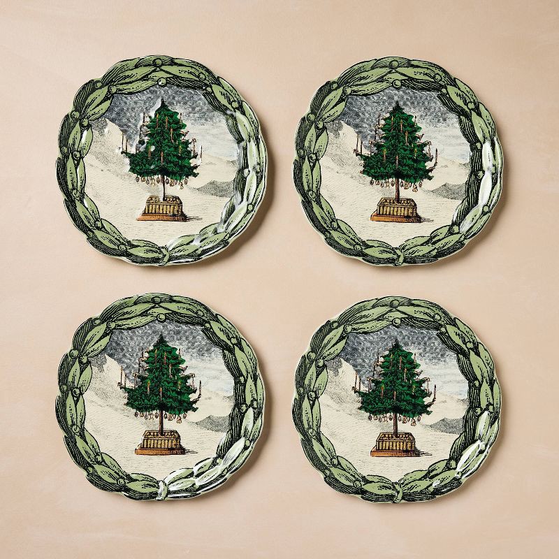 slide 1 of 3, John Derian for Target Stoneware 4pk Appetizer Plates, 4 ct
