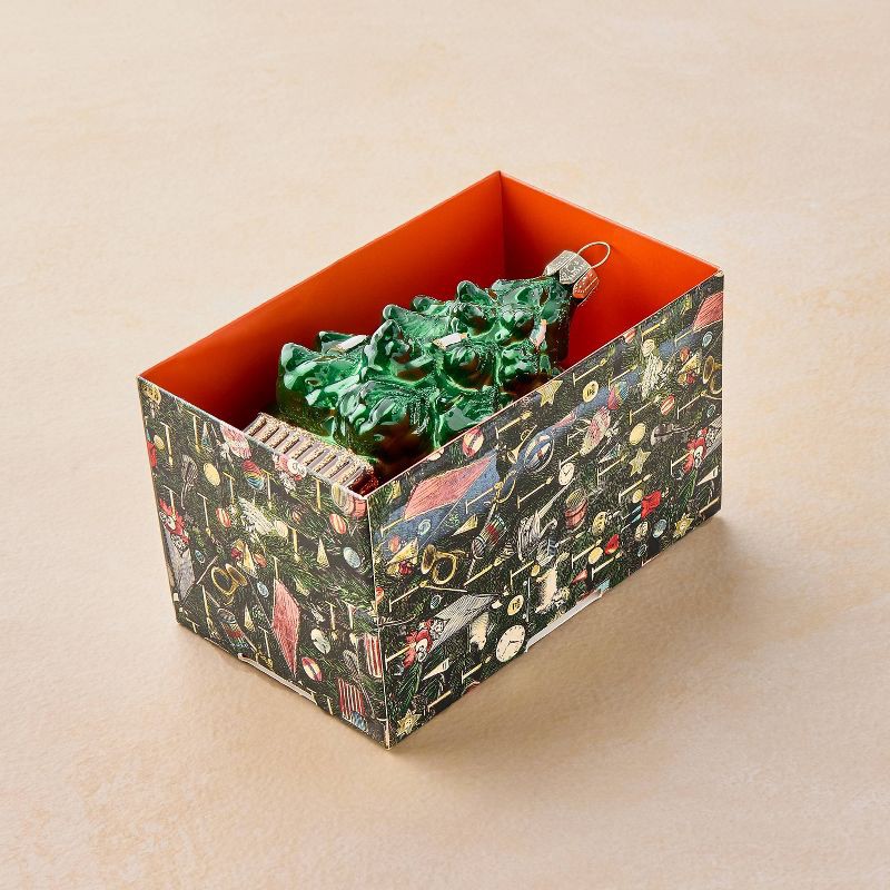 slide 3 of 4, John Derian for Target Glass Christmas Tree Ornament, 1 ct