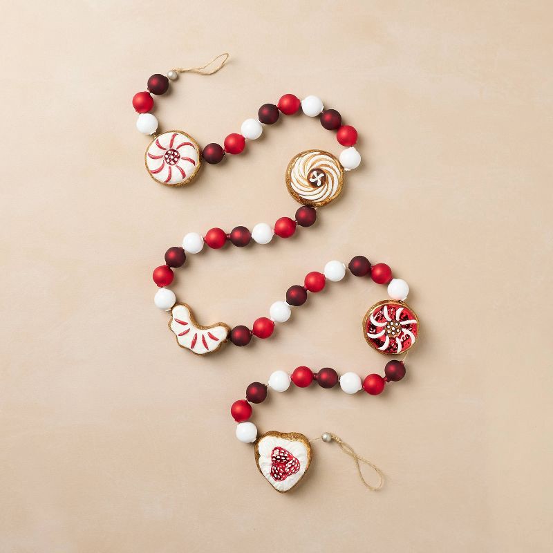 slide 1 of 3, John Derian for Target 60" Glass Cookie Garland, 1 ct
