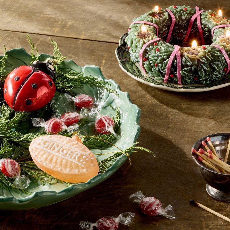 slide 2 of 4, John Derian for Target 5 Wick Wreath Candle, 1 ct