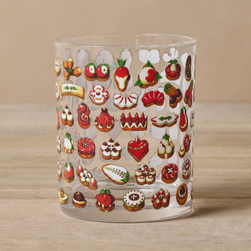 slide 3 of 3, John Derian for Target 4pk Cocktail Glasses Cookie Print, 4 ct