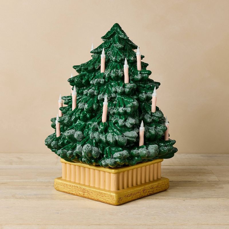 slide 3 of 5, John Derian for Target 14" Christmas Tree Lit Blow Mold, 1 ct