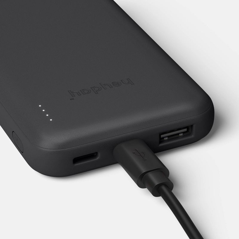 slide 2 of 3, 5000mAh Power Bank - heyday™ Black, 1 ct