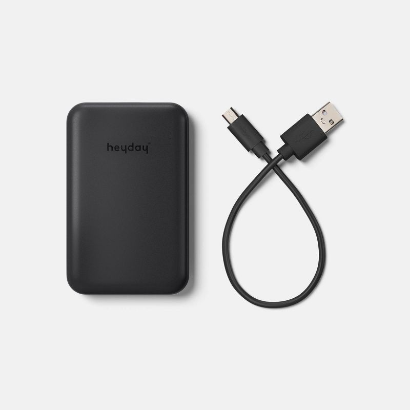 slide 3 of 3, 5000mAh Power Bank - heyday™ Black, 1 ct