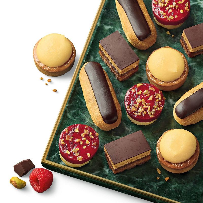 slide 3 of 3, Holiday Mini Frozen Chocolate Lemon & Raspberry Frozen Dessert - 5.9oz/12ct - Favorite Day™, 5.9 oz, 12 ct