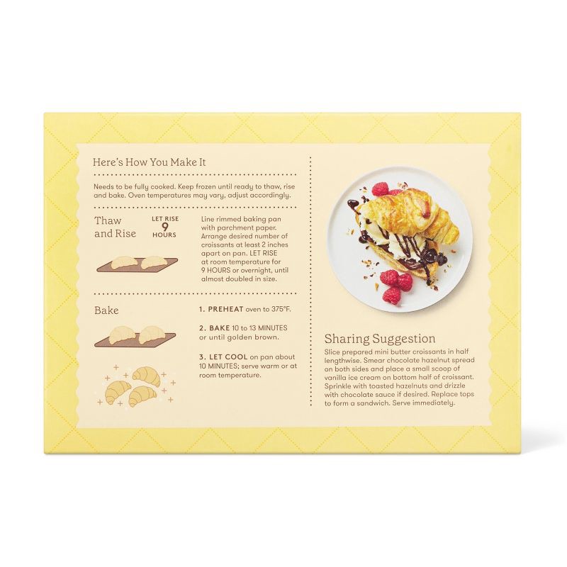 slide 3 of 4, Frozen Mini Butter Croissant - 12oz/8ct - Favorite Day™, 8 ct; 12 oz