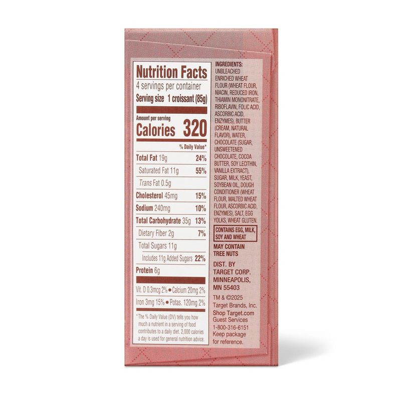 slide 2 of 4, Frozen Chocolate Croissant - 12oz/4ct - Favorite Day™, 4 ct; 12 oz