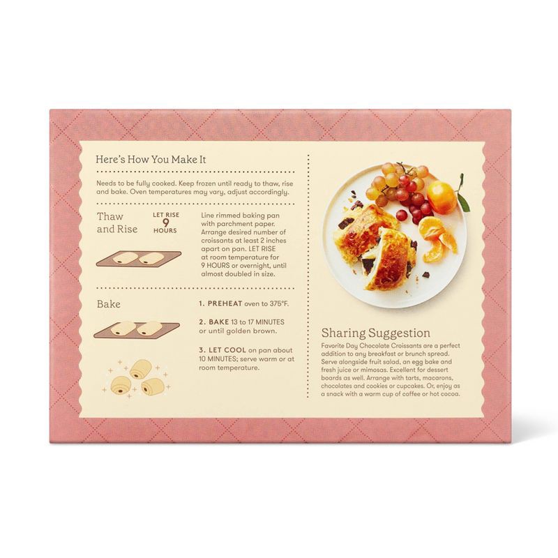 slide 3 of 4, Frozen Chocolate Croissant - 12oz/4ct - Favorite Day™, 4 ct; 12 oz