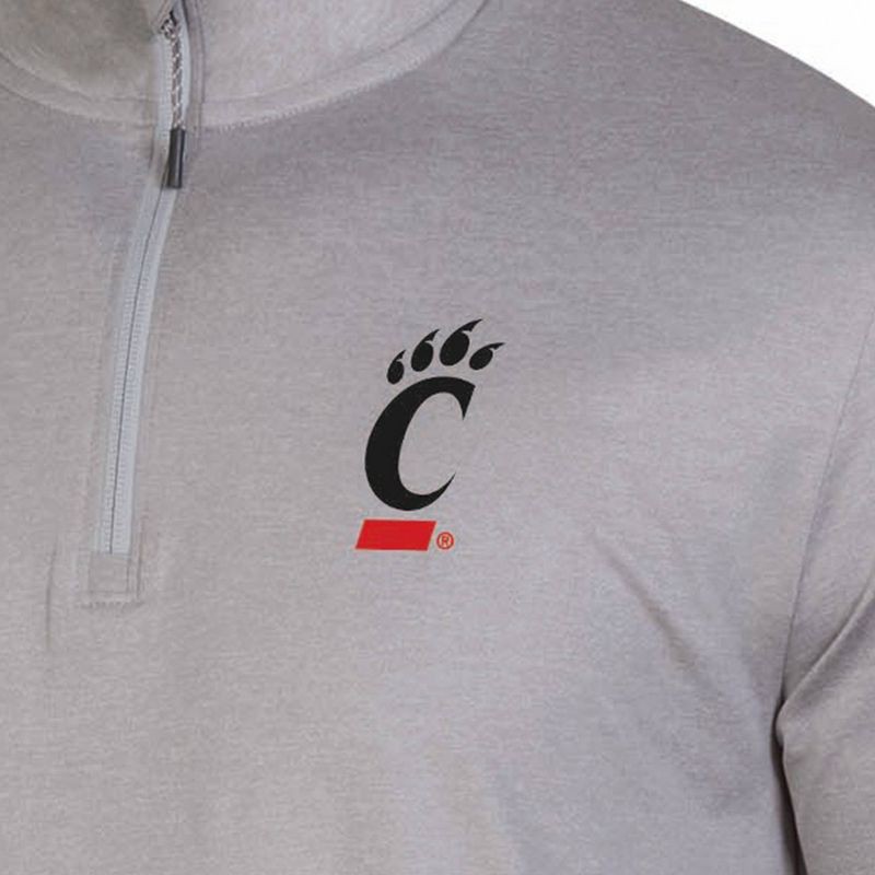 slide 3 of 3, NCAA Cincinnati Bearcats Men's 1/4 Zipped Pullover - XL, 1 ct