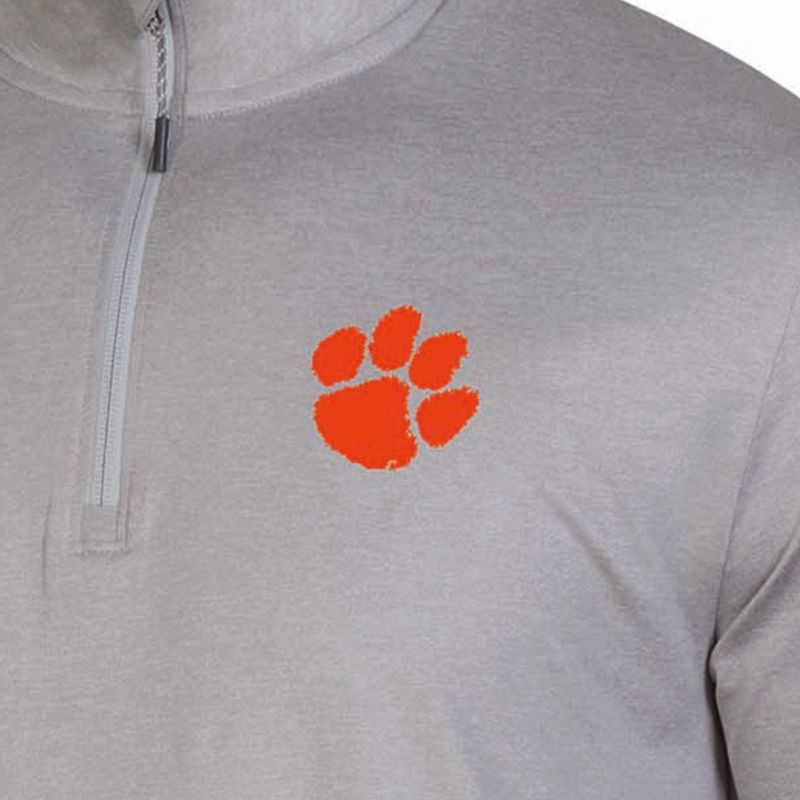 slide 3 of 3, NCAA Clemson Tigers Men's 1/4 Zipped Pullover - XXL, 1 ct