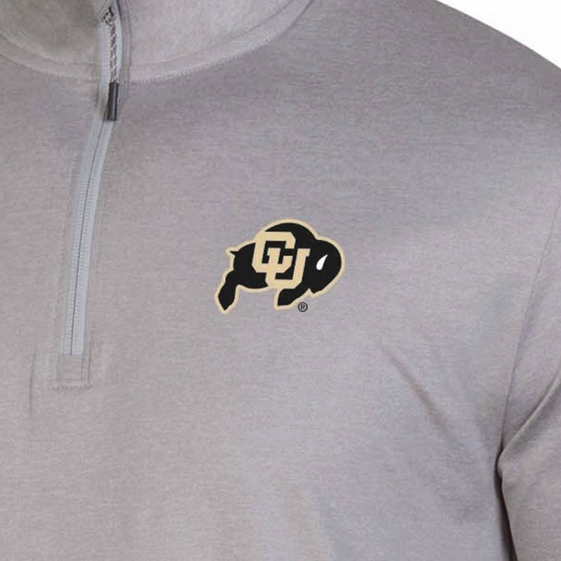 slide 3 of 3, NCAA Colorado Buffaloes Men's 1/4 Zipped Pullover - XL, 1 ct