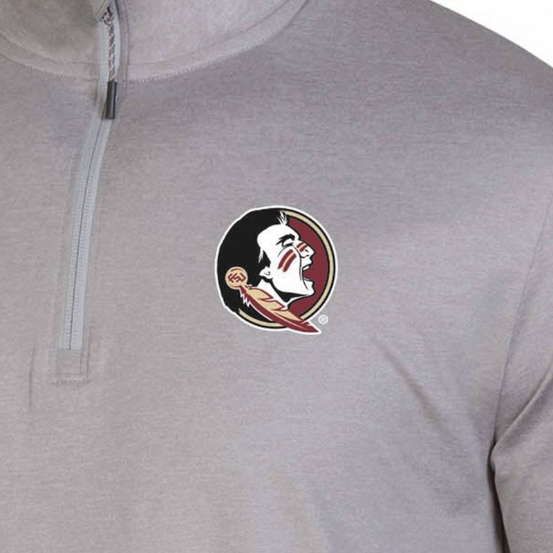 slide 3 of 3, NCAA Florida State Seminoles Men's 1/4 Zipped Pullover - S, 1 ct