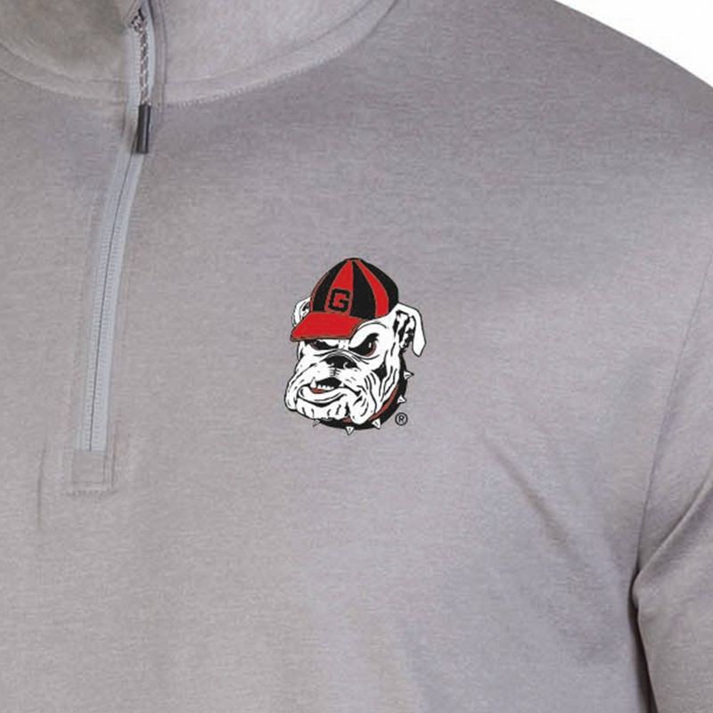 slide 3 of 3, NCAA Georgia Bulldogs Men's 1/4 Zipped Pullover - XL, 1 ct