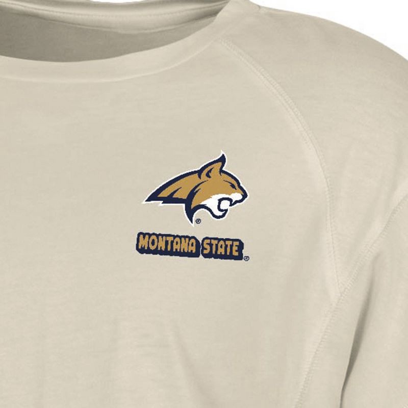 slide 3 of 3, NCAA Montana State Bobcats Women's Long Sleeve Cream T-Shirt - M, 1 ct