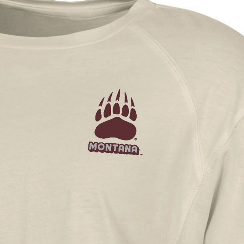 slide 3 of 3, NCAA Montana Grizzlies Women's Long Sleeve Cream T-Shirt - XL, 1 ct