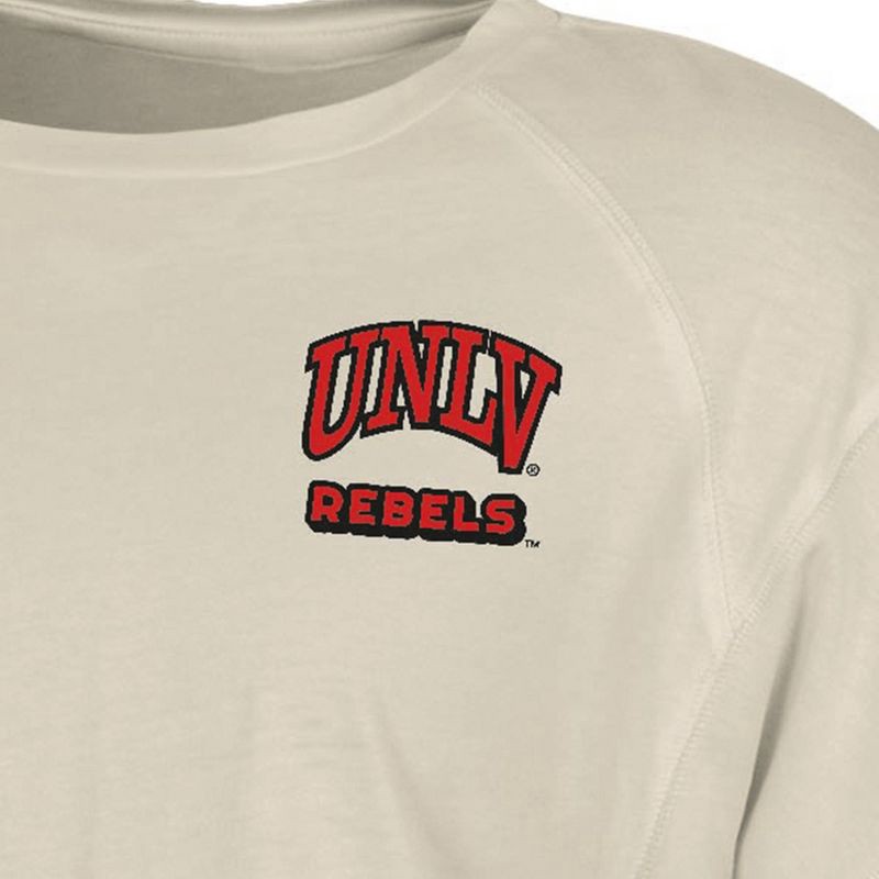 slide 3 of 3, NCAA UNLV Rebels Women's Long Sleeve Cream T-Shirt - L, 1 ct