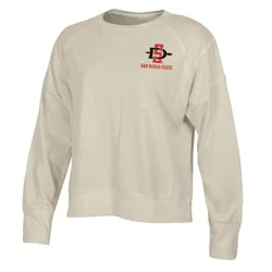 NCAA San Diego State Aztecs Women's Long Sleeve Cream T-Shirt - L