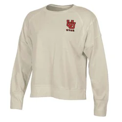 NCAA Utah Utes Women's Long Sleeve Cream T-Shirt - L