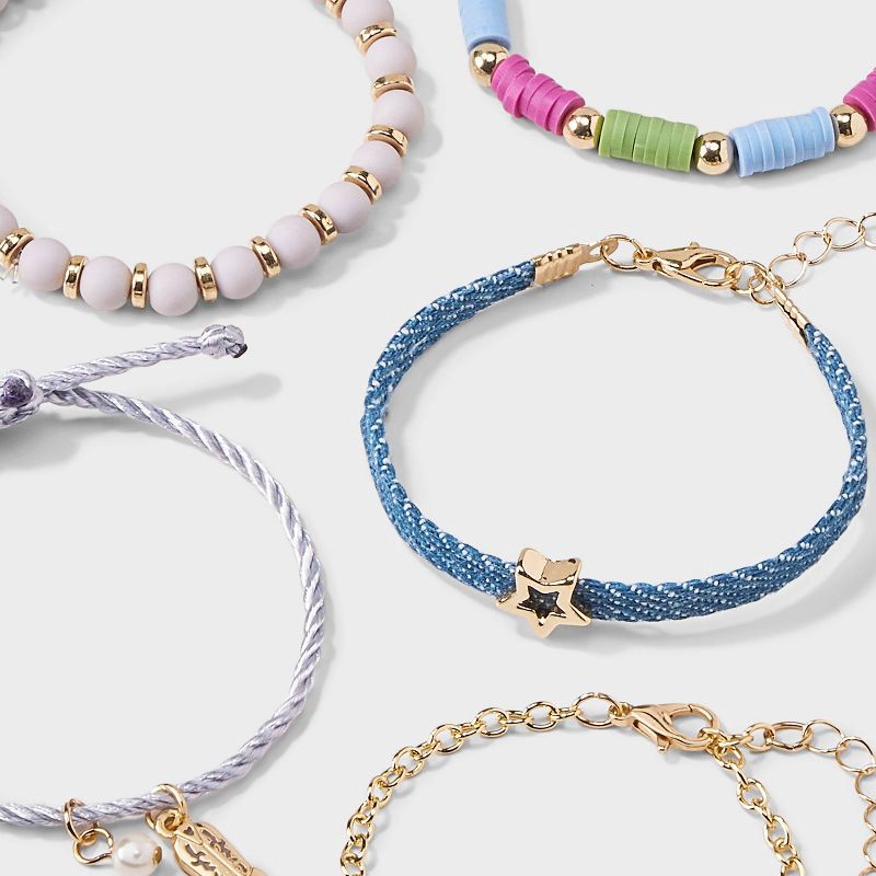 slide 3 of 3, Girls' 5pk Western Bracelet Set - Cat & Jack™, 5 ct