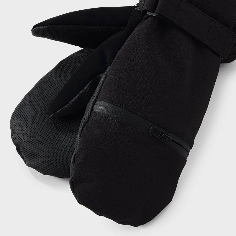 slide 2 of 3, Men's Mittens - Goodfellow & Co™ Black L/XL, 1 ct