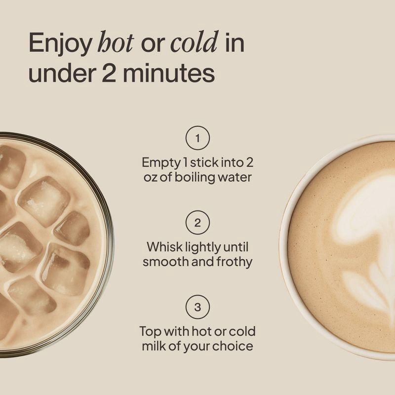 slide 4 of 6, Morning Made Strawberry Blend Mushroom Latte - 2.16oz/12ct, 2.16 oz, 12 ct