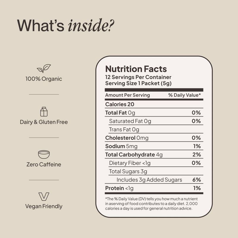 slide 5 of 6, Morning Made Strawberry Blend Mushroom Latte - 2.16oz/12ct, 2.16 oz, 12 ct