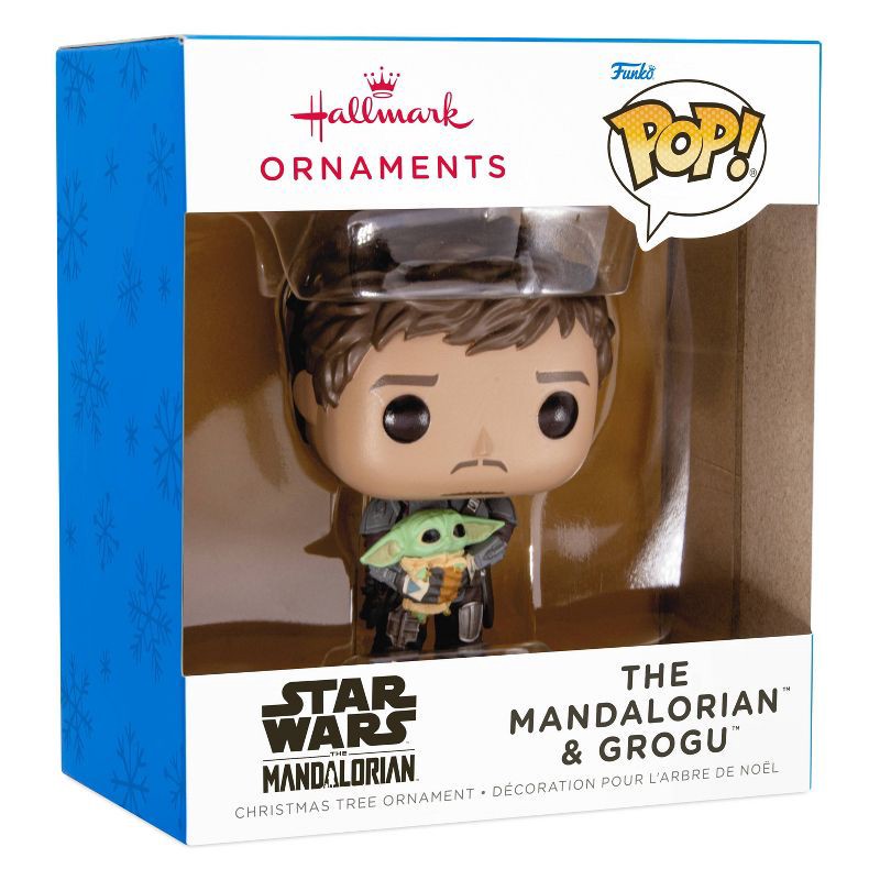 slide 1 of 1, Hallmark Resin Figural Funko Mandalorian and Grogu, 1 ct