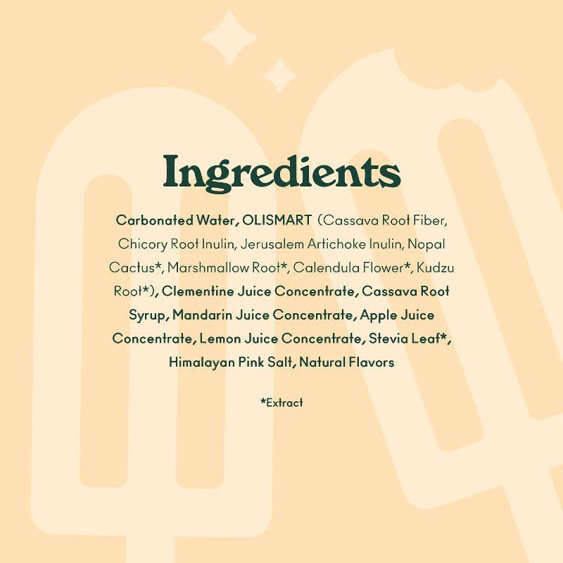 slide 6 of 7, OLIPOP Orange Cream Prebiotic Soda - 12 fl oz, 12 fl oz