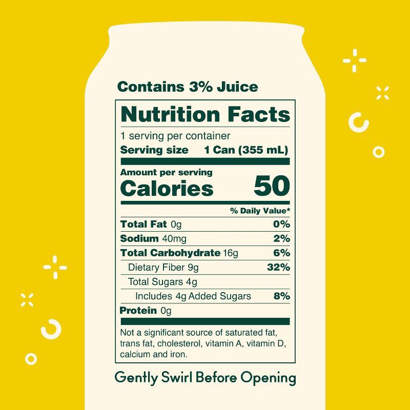 slide 3 of 5, OLIPOP Banana Cream Prebiotic Soda - 12oz, 12 oz