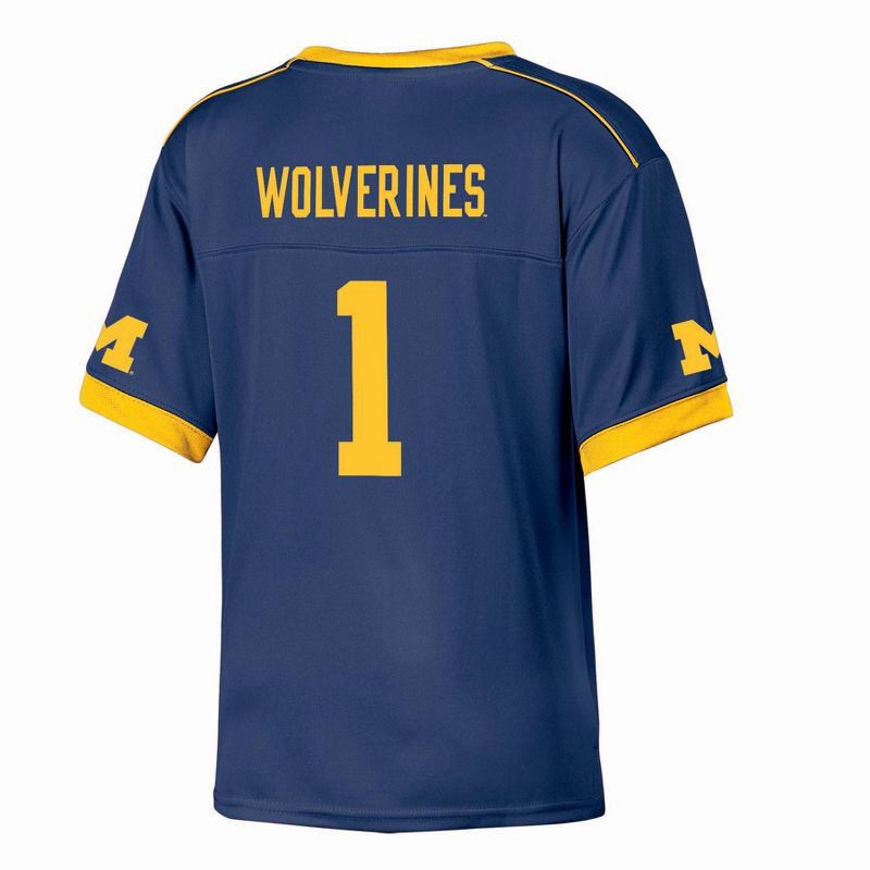 slide 2 of 3, NCAA Michigan Wolverines Boys' Jersey - XL, 1 ct