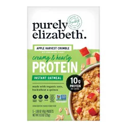 purely elizabeth. Apple Harvest Crumble Protein Oatmeal - 8.3oz/5ct