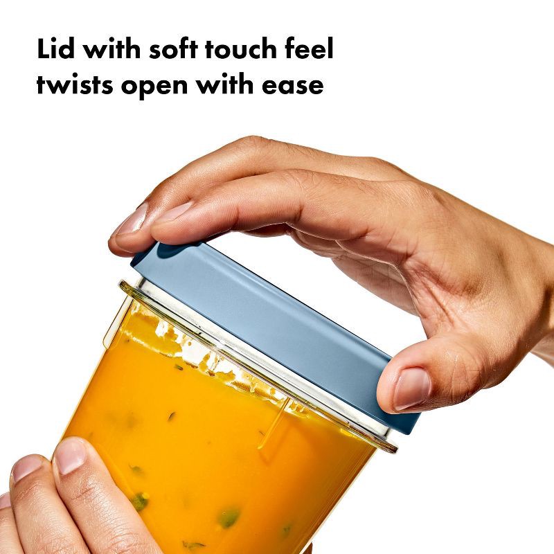 slide 6 of 9, OXO 12pc Twist and Stack Food Storage Container Set, 12 ct