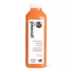 Pressed Juicery Strawberry Orange Mango Wellness Smoothie - 10 fl oz