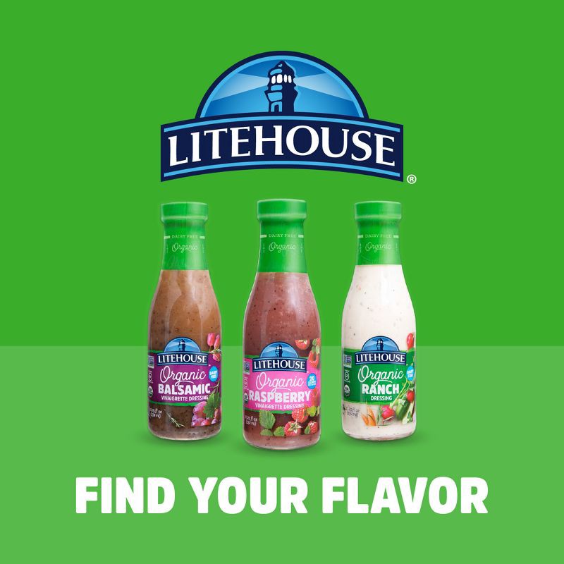 slide 7 of 8, Litehouse Organic Raspberry Vinaigrette Dressing - 11.25 fl oz, 11.25 fl oz