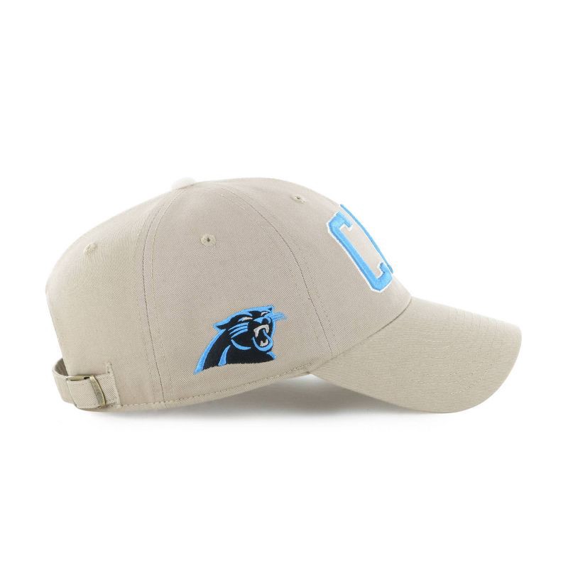 slide 2 of 3, NFL Carolina Panthers Khaki Clique Hat, 1 ct