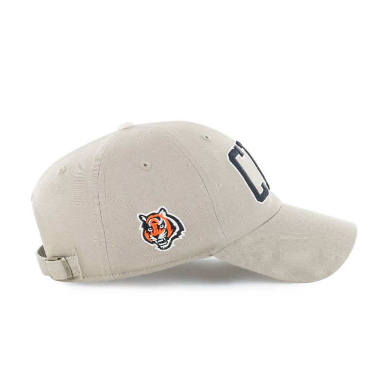 slide 2 of 3, NFL Cincinnati Bengals Khaki Clique Hat, 1 ct