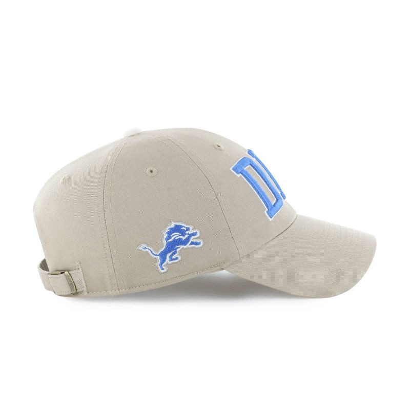 slide 2 of 3, NFL Detroit Lions Khaki Clique Hat, 1 ct