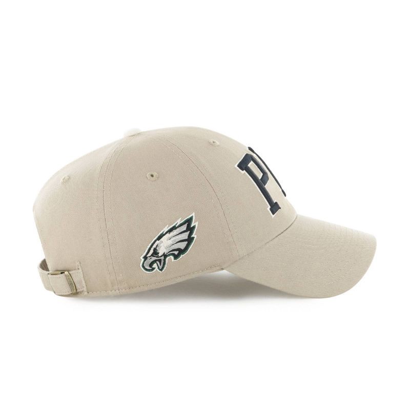 slide 2 of 3, NFL Philadelphia Eagles Khaki Clique Hat, 1 ct