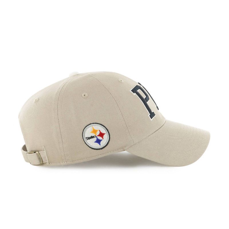 slide 2 of 3, NFL Pittsburgh Steelers Khaki Clique Hat, 1 ct