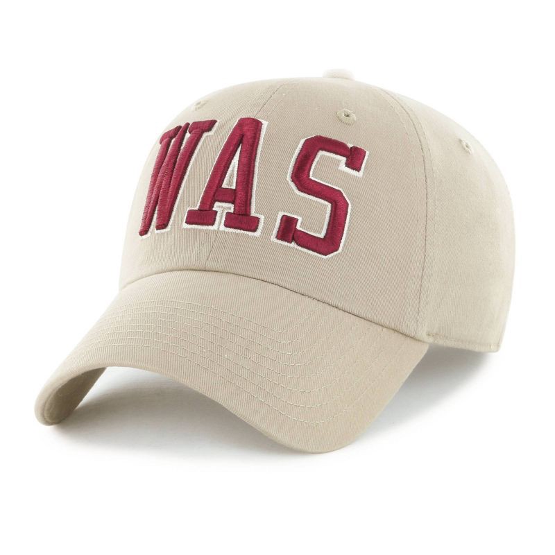 slide 1 of 3, NFL Washington Commanders Khaki Clique Hat, 1 ct