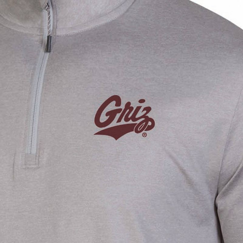 slide 3 of 3, NCAA Montana Grizzlies Men's 1/4 Zipped Pullover - XXL, 1 ct