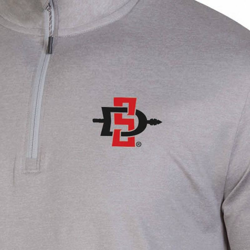 slide 3 of 3, NCAA San Diego State Aztecs Men's 1/4 Zipped Pullover - L, 1 ct