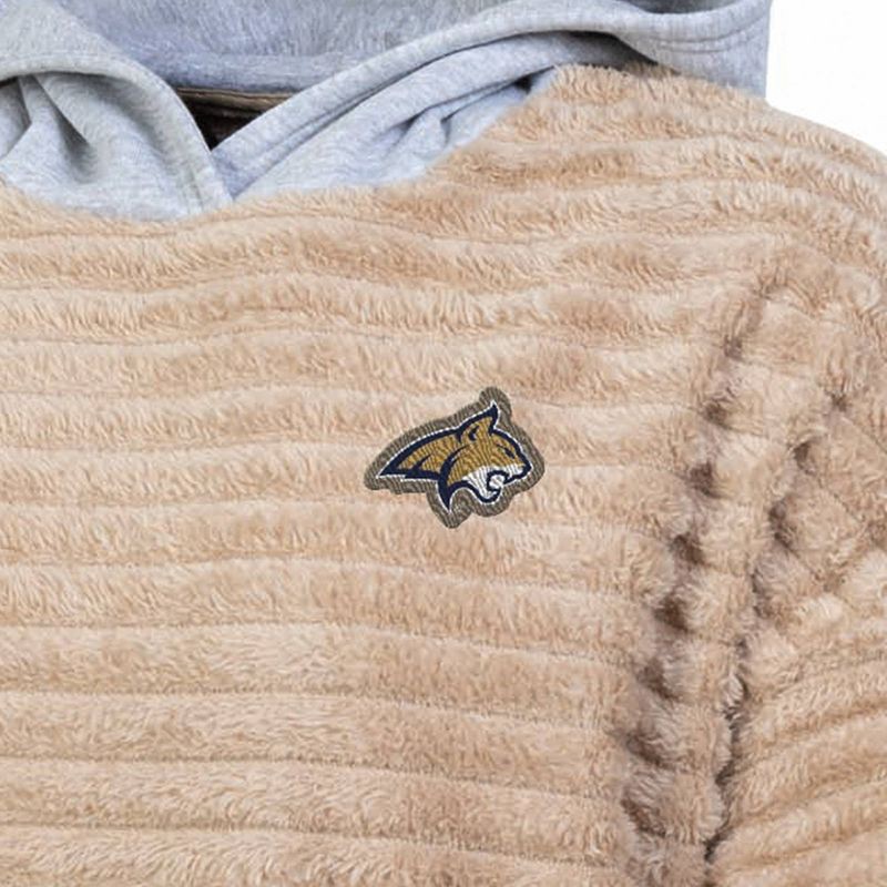 slide 3 of 3, NCAA Montana State Bobcats Women's Oatmeal Fashion Hooded Sweatshirt - L, 1 ct