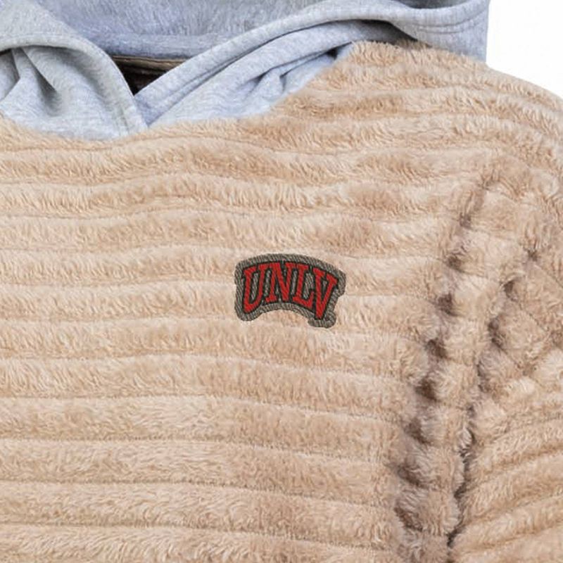 slide 3 of 3, NCAA UNLV Rebels Women's Oatmeal Fashion Hooded Sweatshirt - S, 1 ct